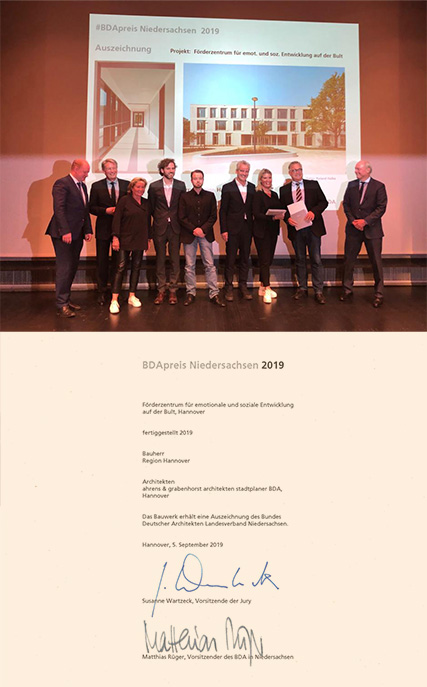 BDA-Preis VerleihungUrkunde